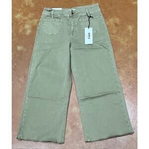 NWT Mica Wide Leg High Rise Cropped Denim Jean  Size 26 & 28